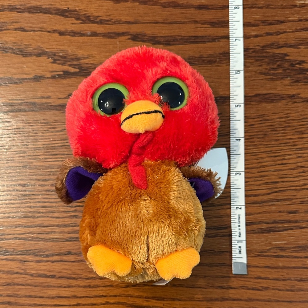 Ty Beanie Boo’s thankful turkey with tags